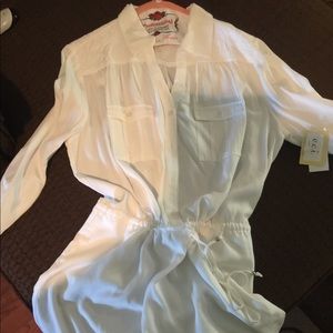 White Long Sleeved Dress